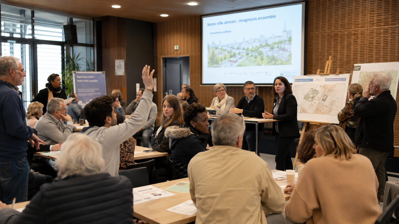 Participation du public à la concertation sur le projet HY-FEN